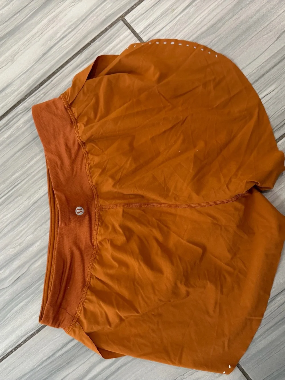 Women’s Active Shorts in Rust Orange